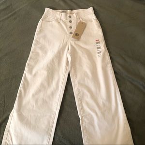 Levi’s Mile High Cropped Wide Leg Jeans